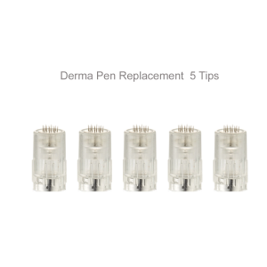 NEW! Relumins Round 12 Pin Derma Pen Replacement 5 Tips - for Face-deal for acne, wrinkles!