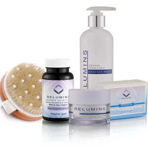 Authentic Relumins Advance White Face & Body Set now with Body Brush! - Image 2