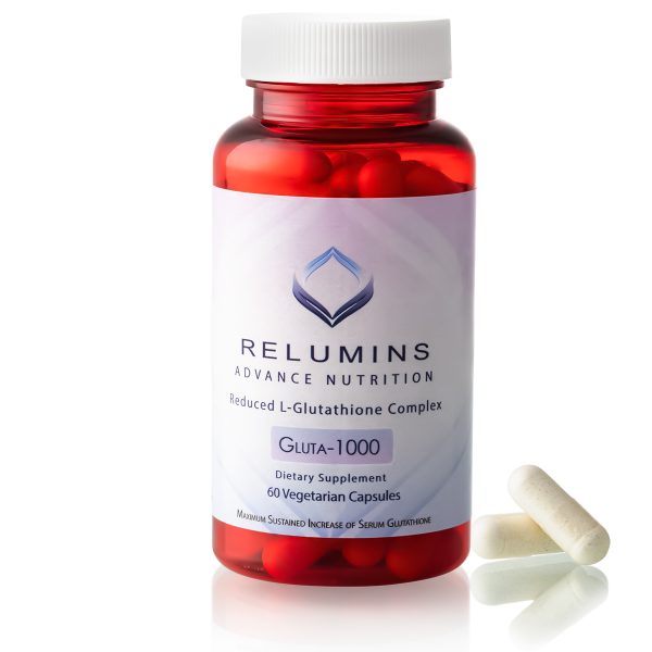 New Relumins Advance Nutrition Gluta 1000 - Reduced L-Glutathione Complex - 60 caps