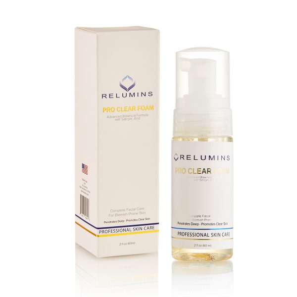 New Big Size!! Authentic Relumins Pro Clear Foaming Wash with Blemish Fighting Botanicals 120 ml