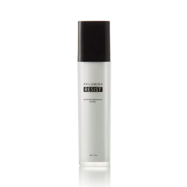 NEW! The first age reversing serum RELUMINS RESIST Reverse Serum with Retinol!