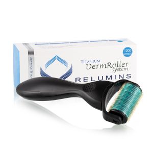 Relumins "Advance Titanium" Professional 1200Needle DermRoller & Micro Needling Therapy System