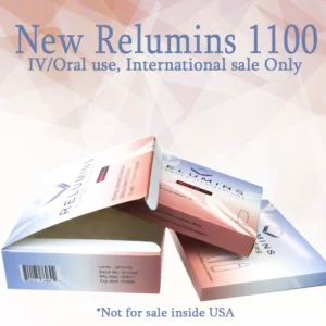 Authentic Relumins Advanced IV Glutathione 1100mg 10 vials - Glutathione & Vitamin C - Whitens, repairs & rejuvenates skin - Image 3