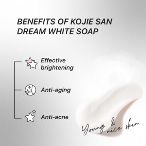 Kojie San Dream White Soap 2 Bars - 135g - Image 3